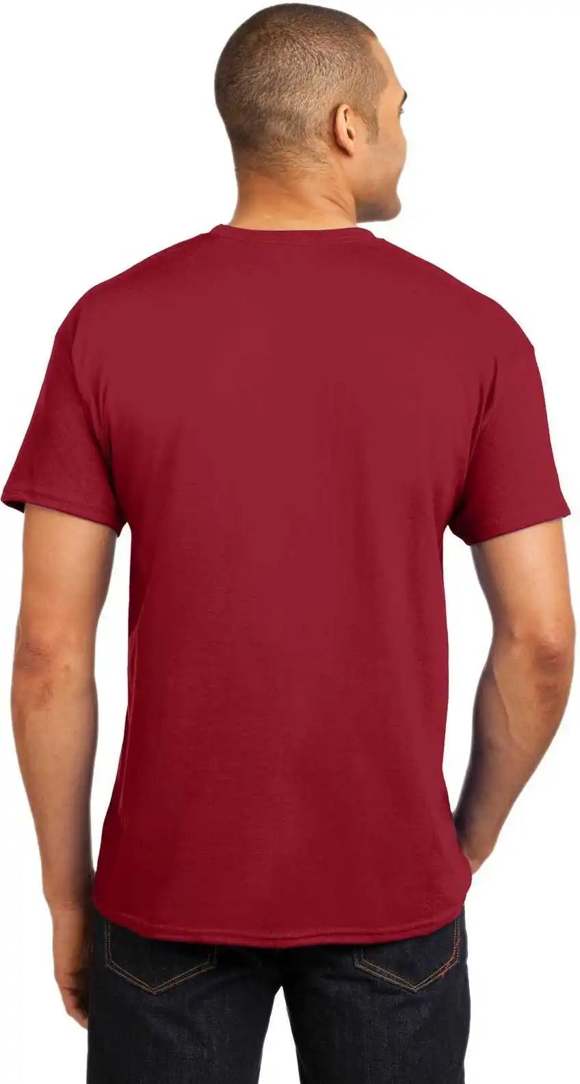 Hanes 5170 Ecosmart 50/50 Cotton/poly t Shirt Deep Red