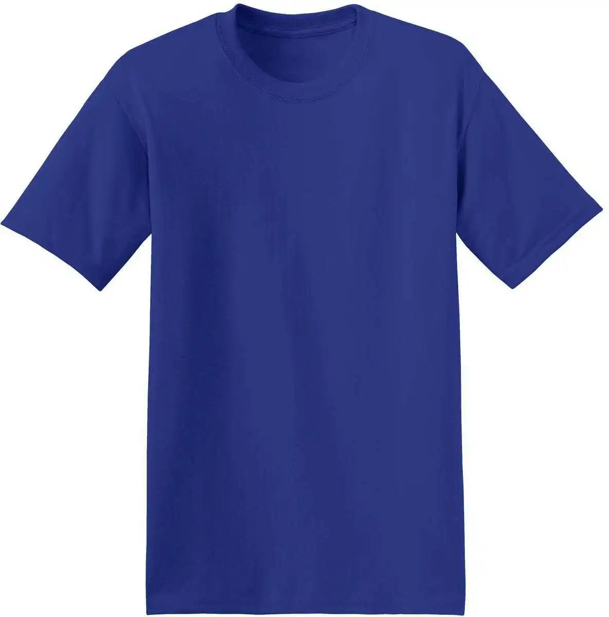 Hanes 5170 Ecosmart 50/50 Cotton/poly t Shirt Deep Royal