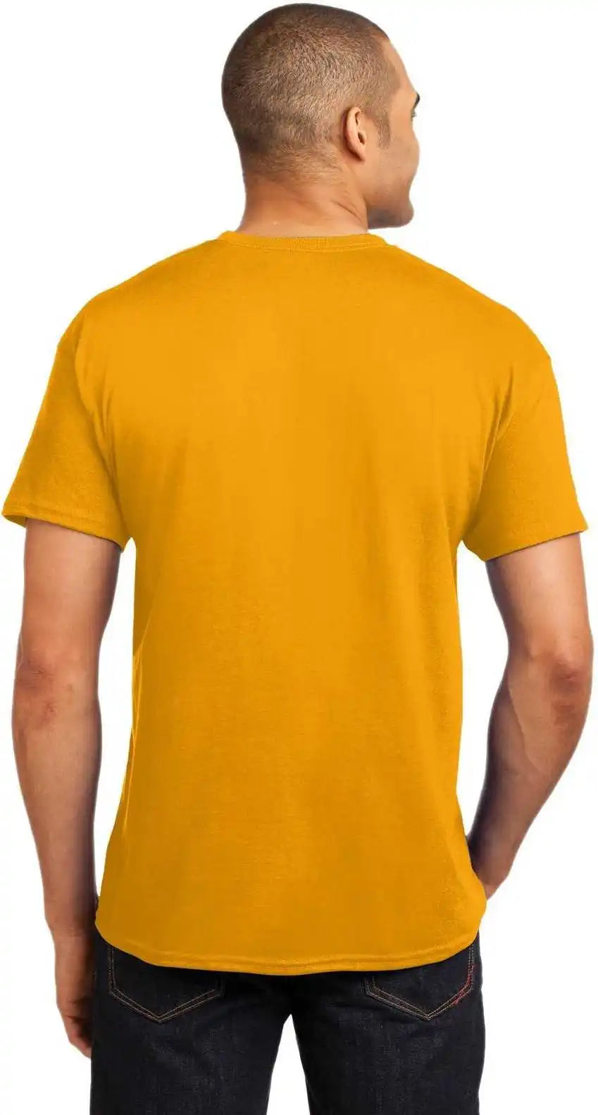 Hanes 5170 Ecosmart 50/50 Cotton/poly t Shirt Gold