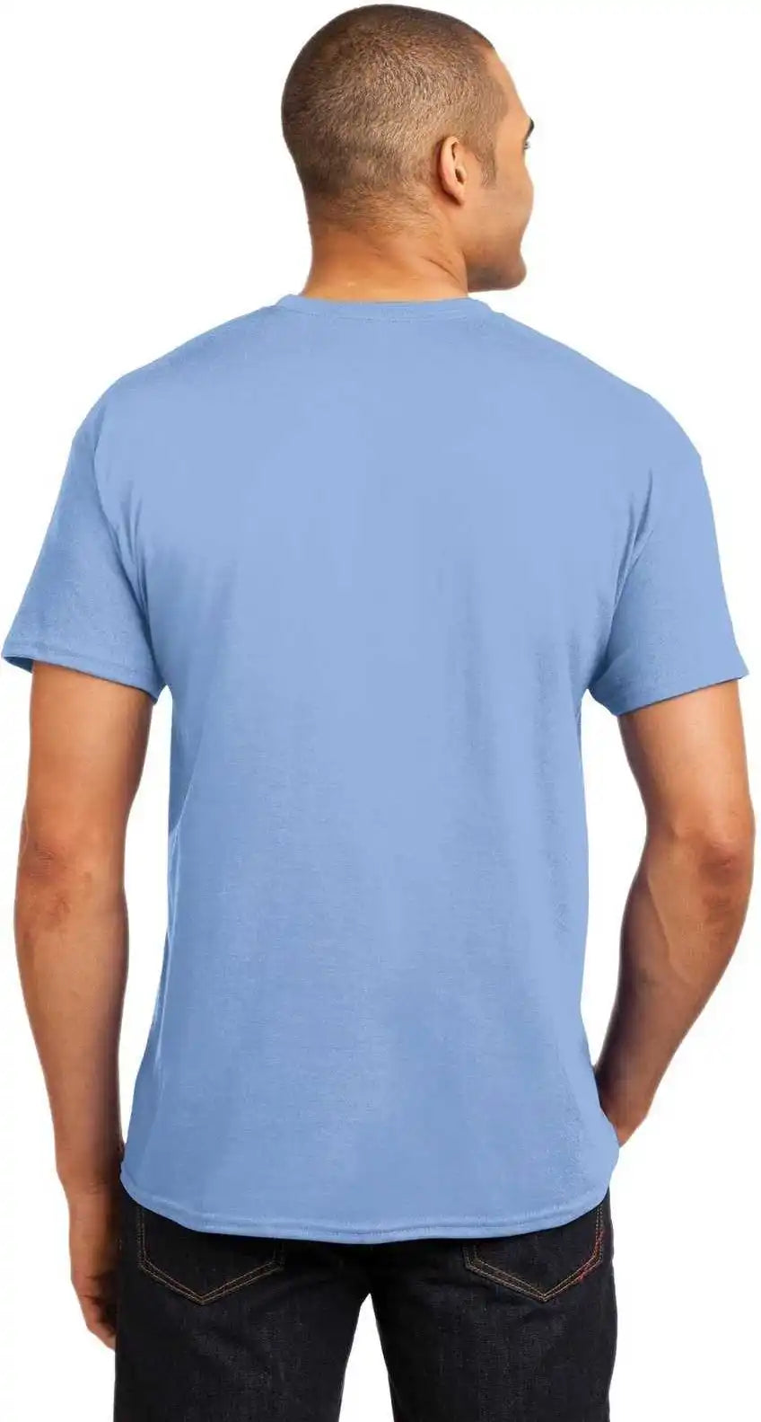Hanes 5170 Ecosmart 50/50 Cotton/poly T-shirt - Light Blue