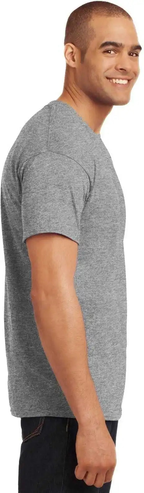 Hanes 5170 Ecosmart 50/50 Cotton/poly T-shirt - Light Steel