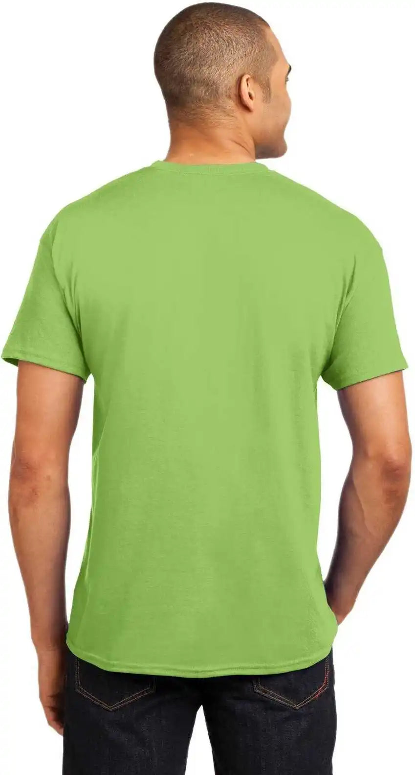 Hanes 5170 Ecosmart 50/50 Cotton/poly t Shirt Lime