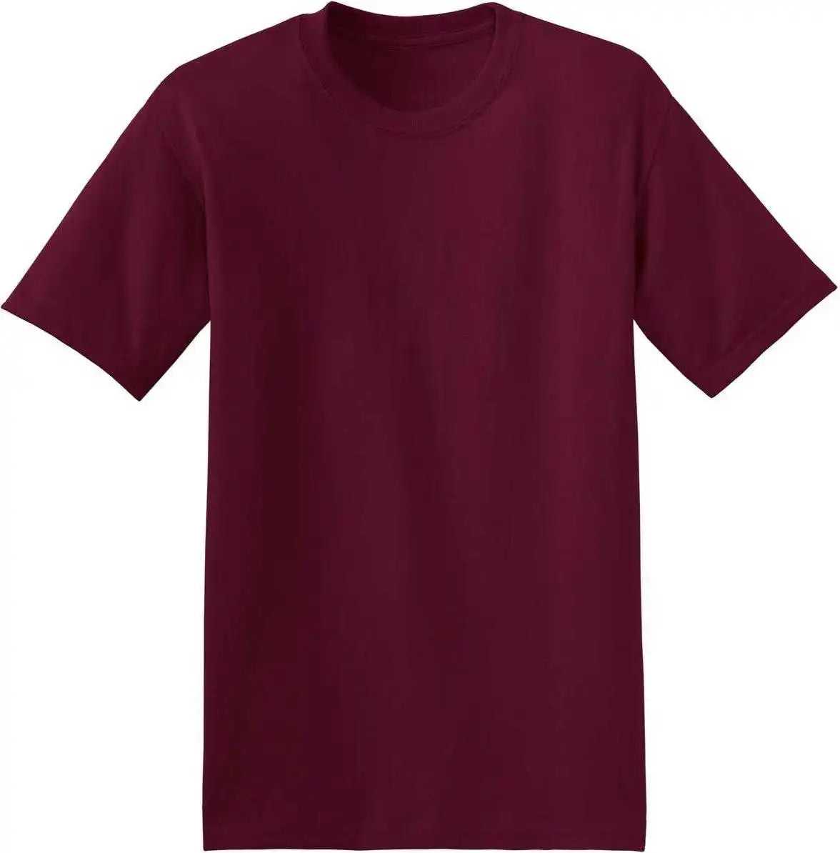 Hanes 5170 Ecosmart 50/50 Cotton/poly t Shirt Maroon