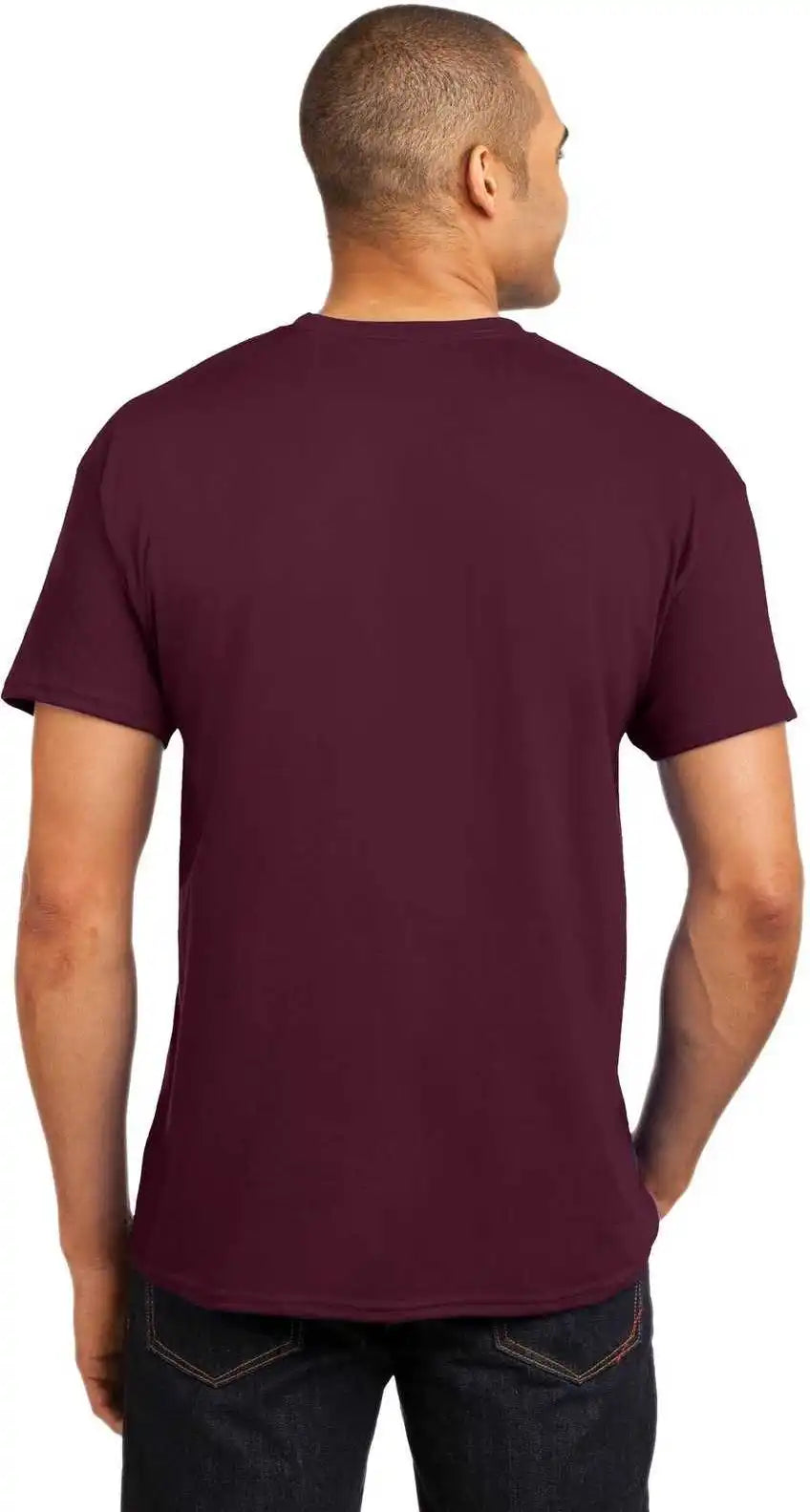 Hanes 5170 Ecosmart 50/50 Cotton/poly t Shirt Maroon