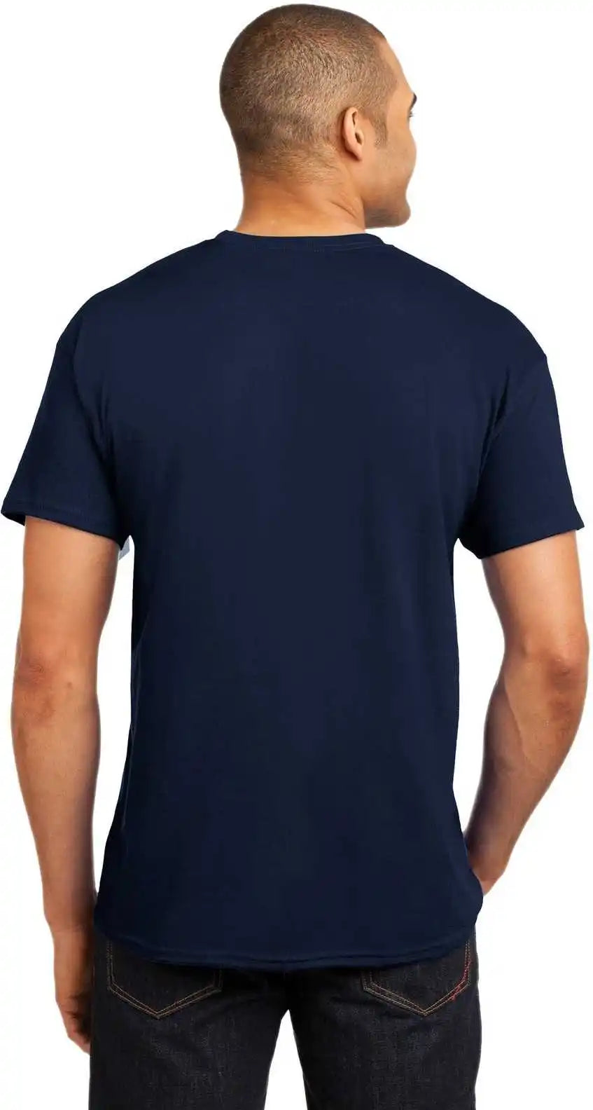 Hanes 5170 Ecosmart 50/50 Cotton/poly t Shirt Navy