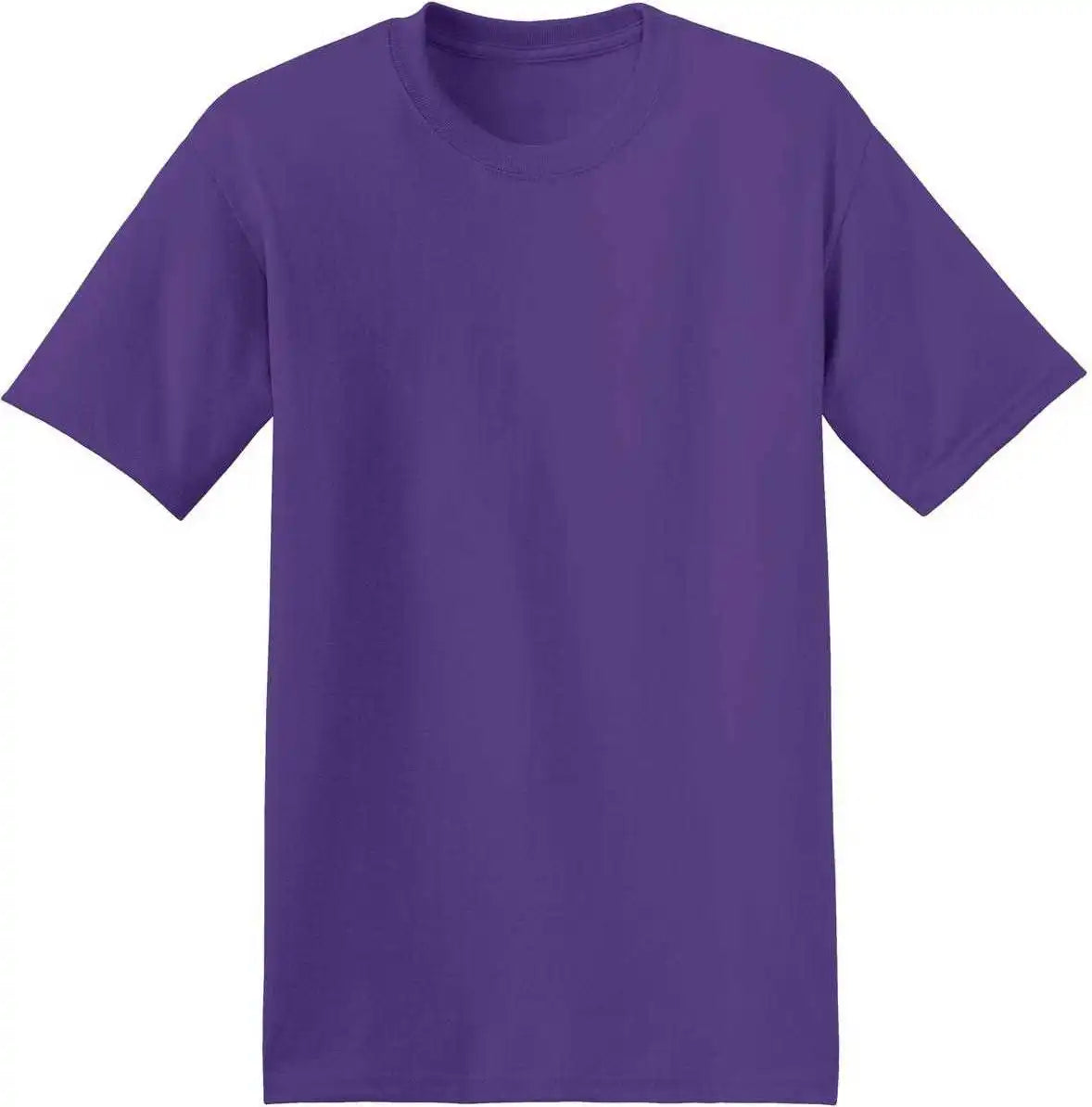 Hanes 5170 Ecosmart 50/50 Cotton/poly t Shirt Purple