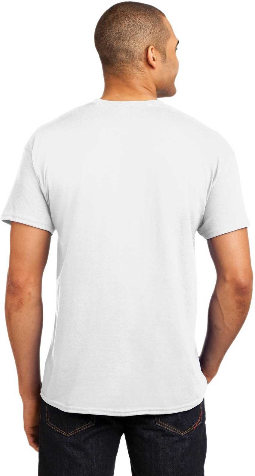 Hanes 5170 Ecosmart 50/50 Cotton/poly T-shirt - White