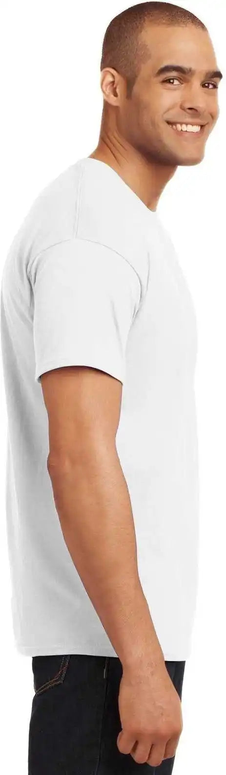 Hanes 5170 Ecosmart 50/50 Cotton/poly t Shirt White