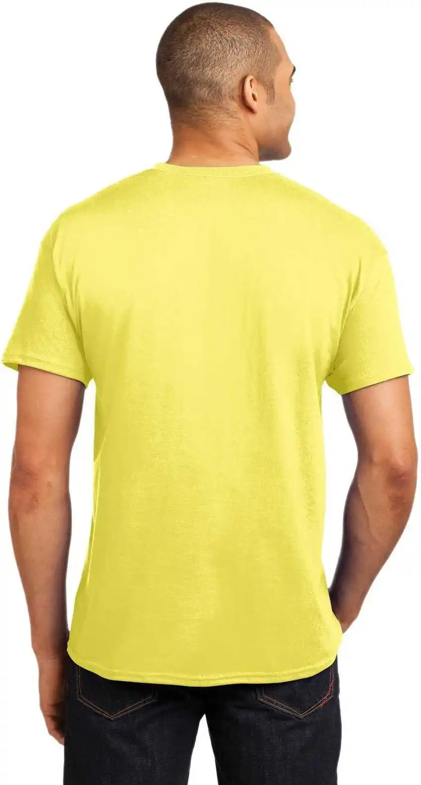 Hanes 5170 Ecosmart 50/50 Cotton/poly t Shirt Yellow