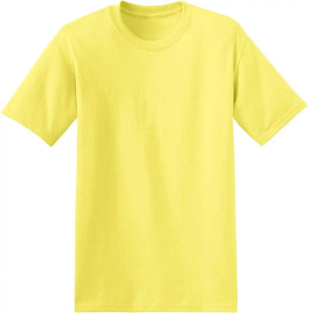 Hanes 5170 Ecosmart 50/50 Cotton/poly t Shirt Yellow