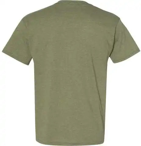 Hanes 5170 Ecosmart Short Sleeve t Shirt Heather Green
