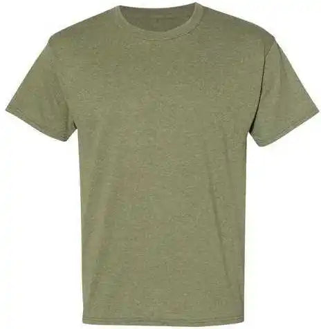 Hanes 5170 Ecosmart Short Sleeve T-shirt - Heather Green