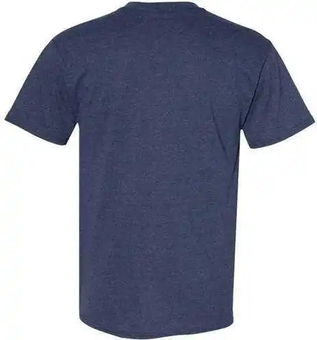 Hanes 5170 Ecosmart Short Sleeve T-shirt - Heather Navy