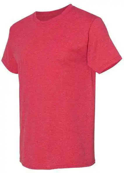 Hanes 5170 Ecosmart Short Sleeve t Shirt Heather Red