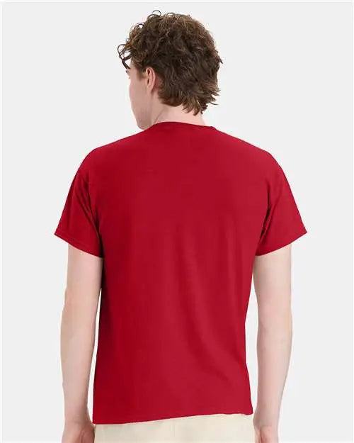 Hanes 5170 Ecosmart™ T-shirt - Deep Red