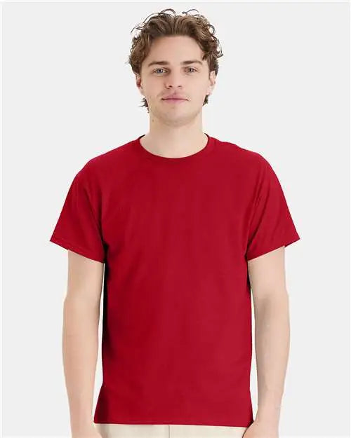 Hanes 5170 Ecosmart™ T-shirt - Deep Red