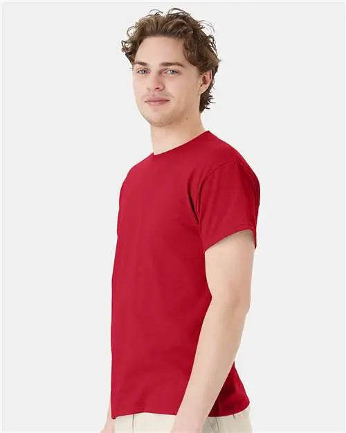Hanes 5170 Ecosmart™ T-shirt - Deep Red