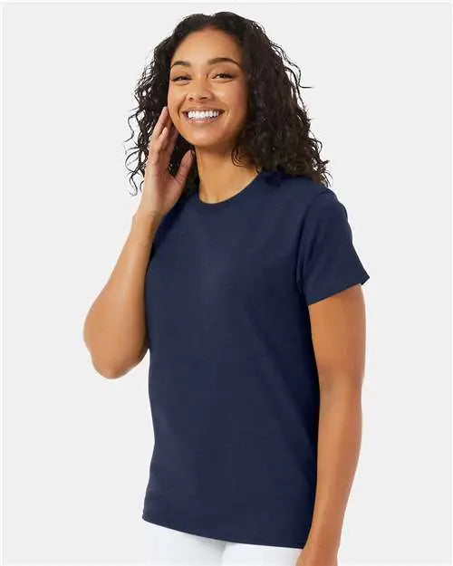 Hanes 5170 Ecosmart™ T-shirt - Heather Navy