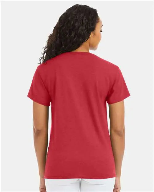 Hanes 5170 Ecosmartâ„¢ T-shirt - Heather Red