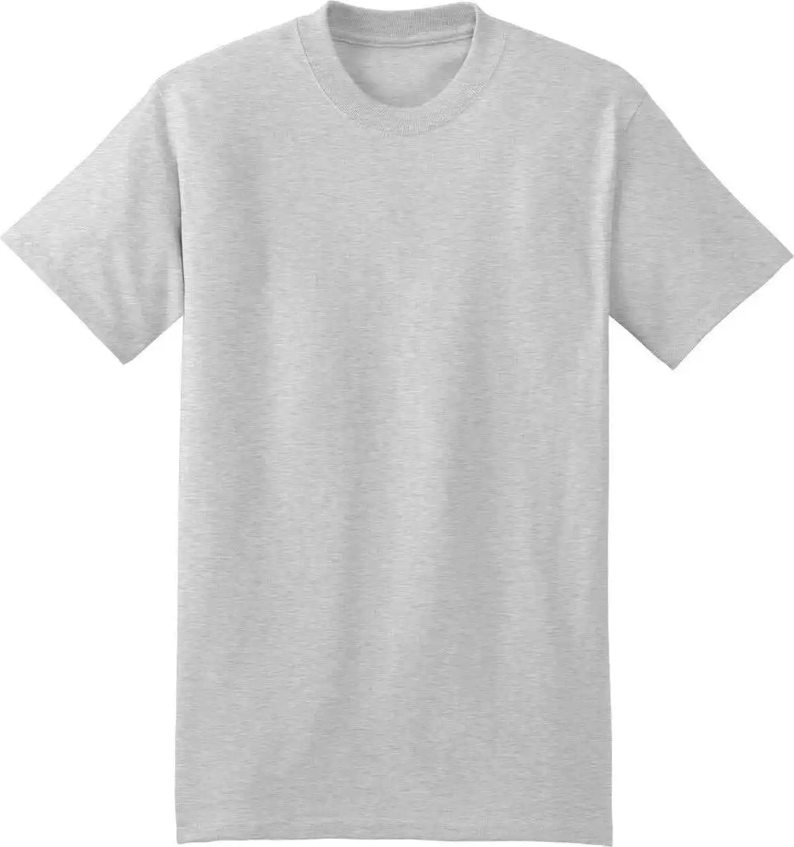 Hanes 5180 Beefy t 100% Cotton Shirt Ash