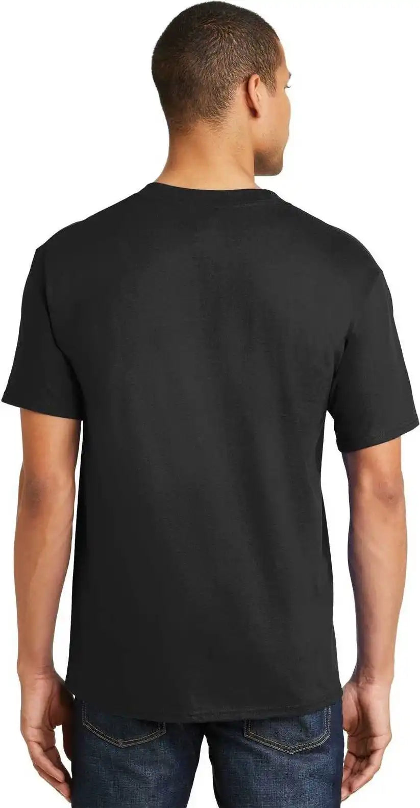 Hanes 5180 Beefy-t 100% Cotton T-shirt - Black
