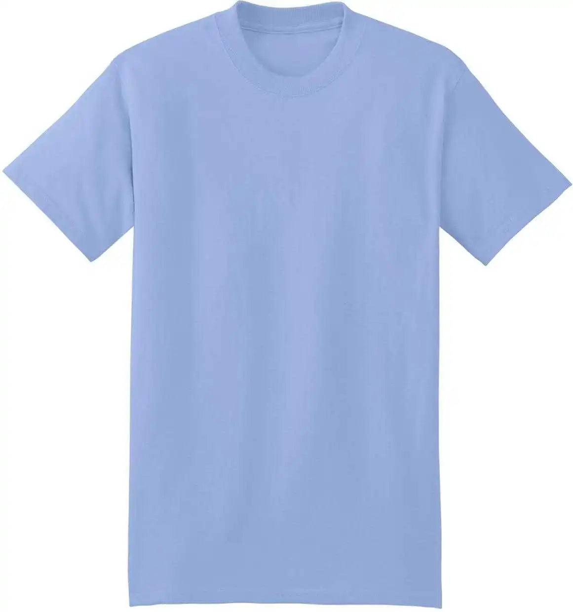 Hanes 5180 Beefy t 100% Cotton Shirt Carolina Blue