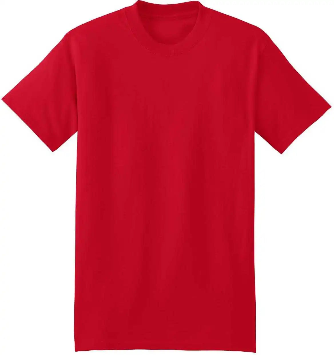 Hanes 5180 Beefy t 100% Cotton Shirt Deep Red