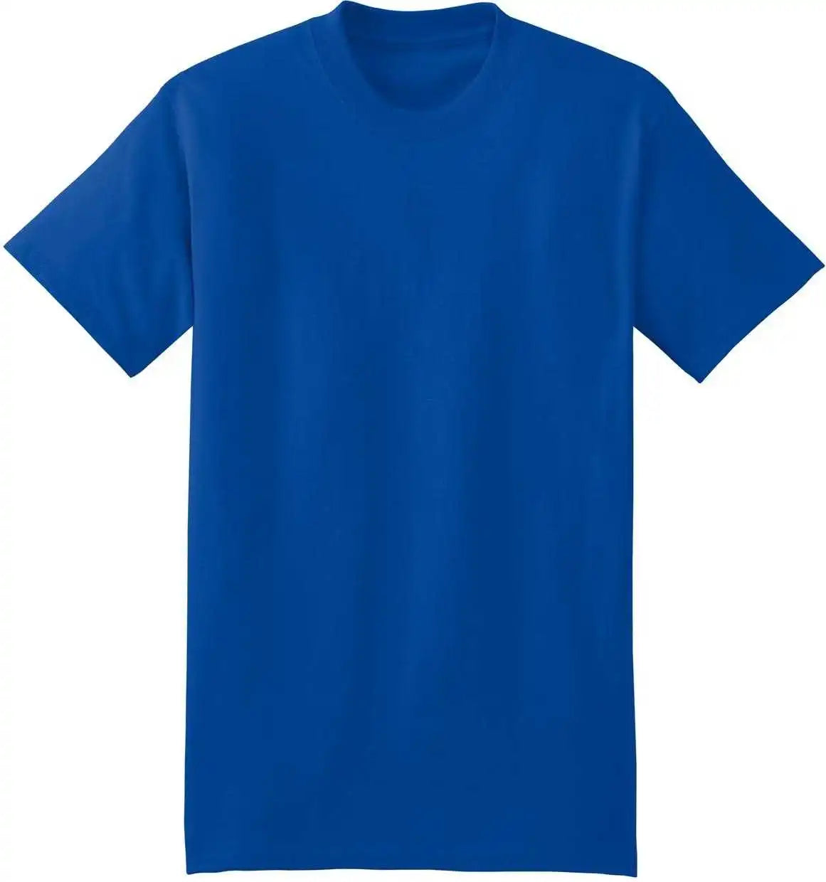 Hanes 5180 Beefy t 100% Cotton Shirt Deep Royal
