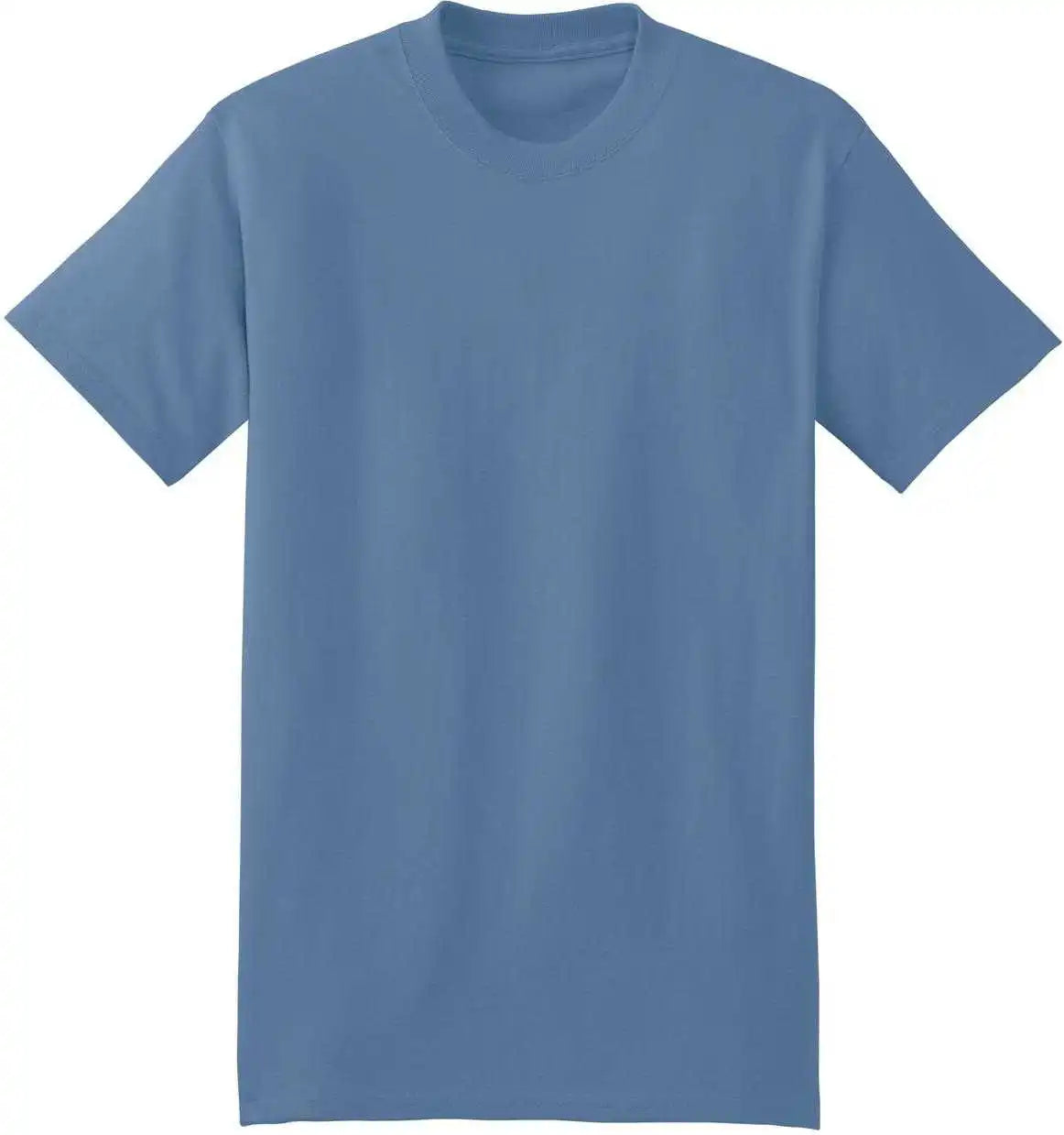 Hanes 5180 Beefy t 100% Cotton Shirt Denim Blue