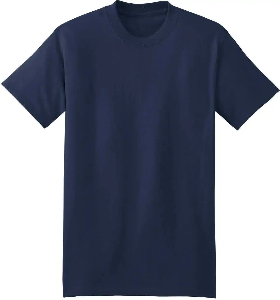 Hanes 5180 Beefy t 100% Cotton Shirt Navy