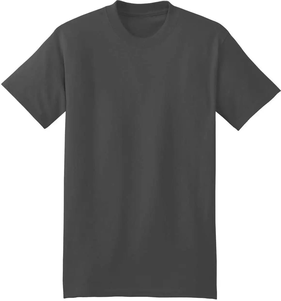 Hanes 5180 Beefy t 100% Cotton Shirt Smoke Gray