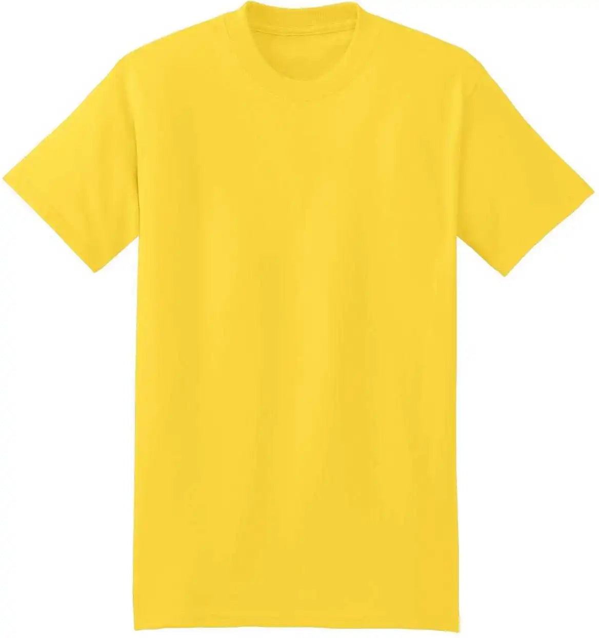 Hanes 5180 Beefy t 100% Cotton Shirt Yellow