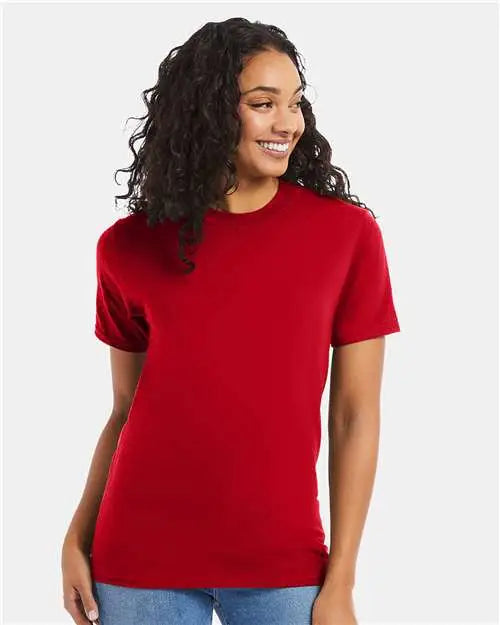 Hanes 5180 Beefy-t® T-shirt - Athletic Red