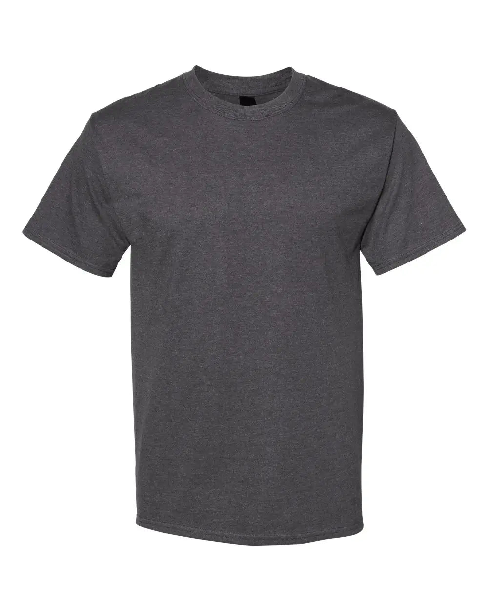 Hanes 5180 Beefy-t® T-shirt - Charcoal Heather - Dark Gray / s