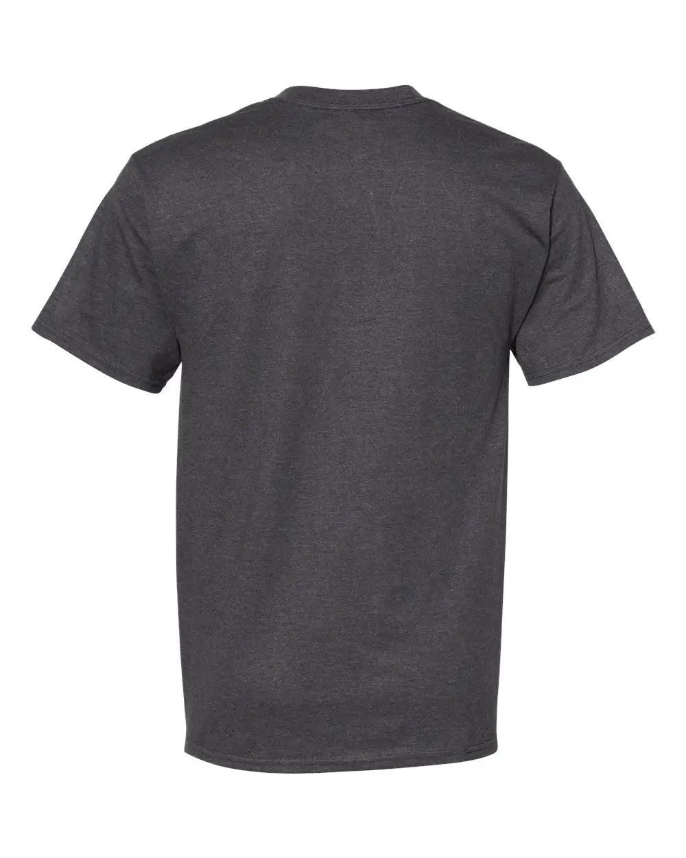 Hanes 5180 Beefy-t® T-shirt - Charcoal Heather - Dark Gray / s