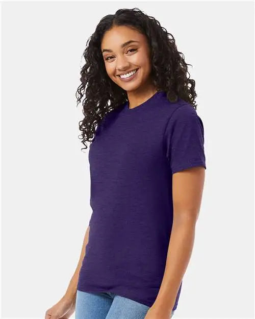 Hanes 5180 Beefy-t® T-shirt - Grape Smash Heather