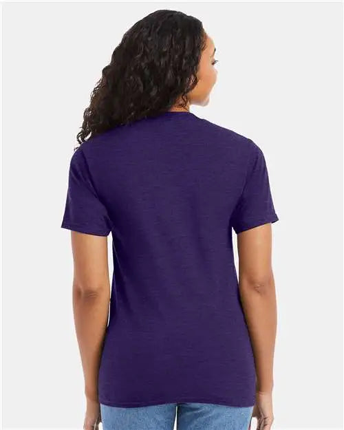 Hanes 5180 Beefy-t® T-shirt - Grape Smash Heather