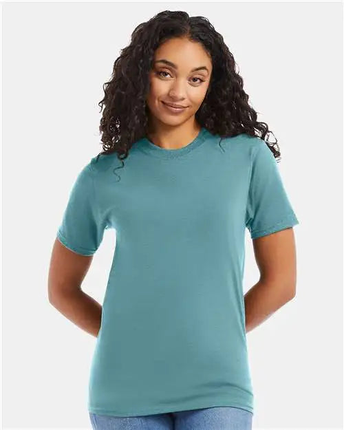 Hanes 5180 Beefy-t® T-shirt - Green Clay - s