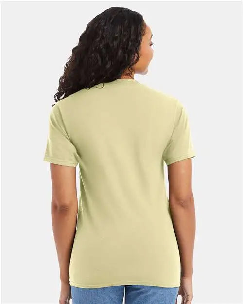 Hanes 5180 Beefy-t® T-shirt - Lemon Meringue