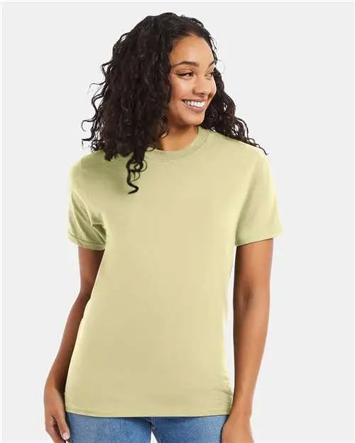 Hanes 5180 Beefy-t® T-shirt - Lemon Meringue