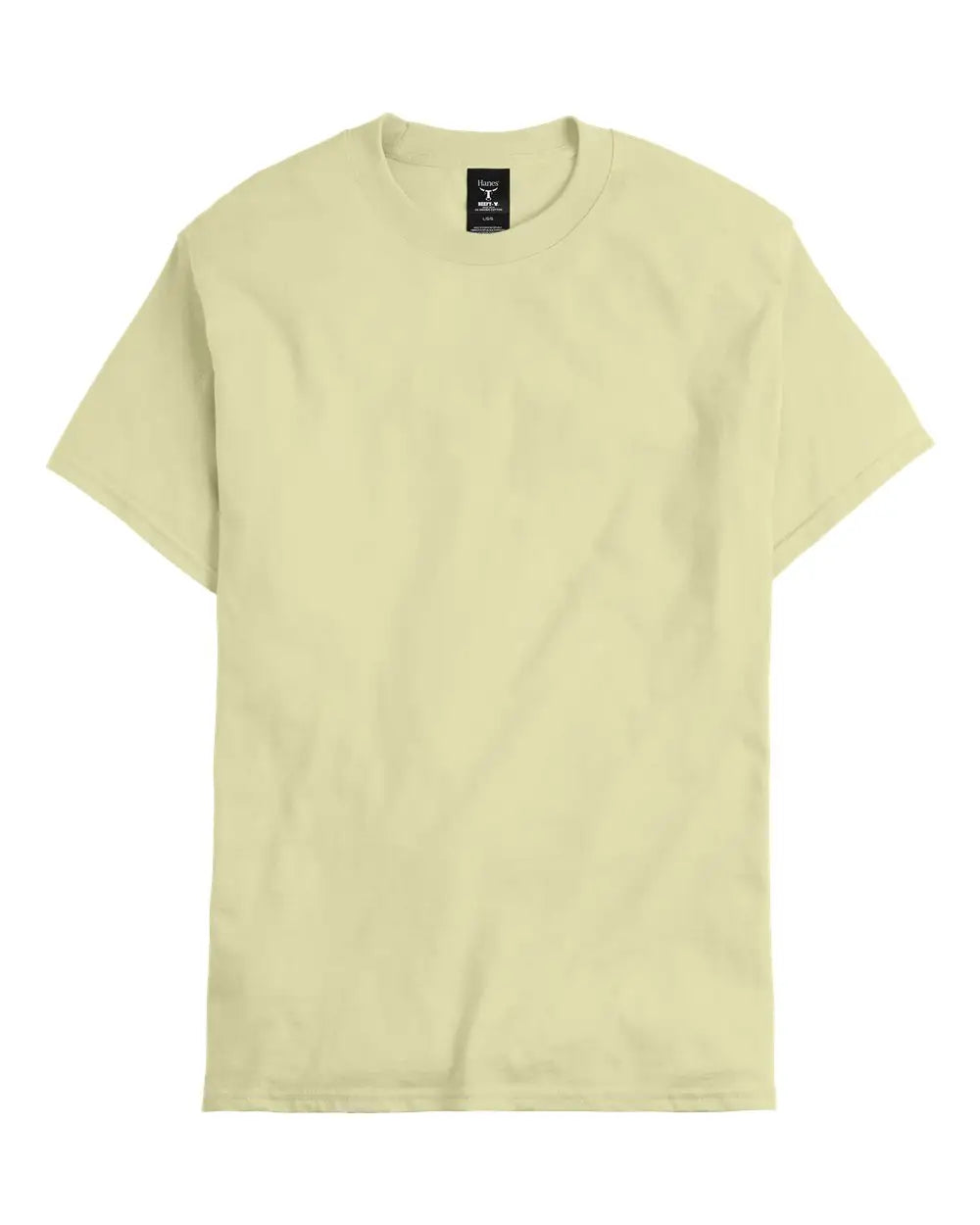 Hanes 5180 Beefy-t® T-shirt - Lemon Meringue - s