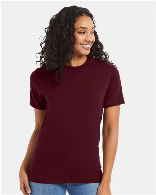 Hanes 5180 Beefy-t® T-shirt - Maroon