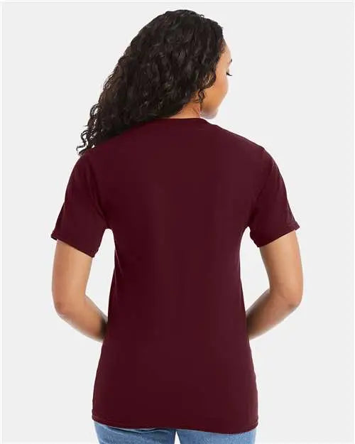 Hanes 5180 Beefy-t® T-shirt - Maroon