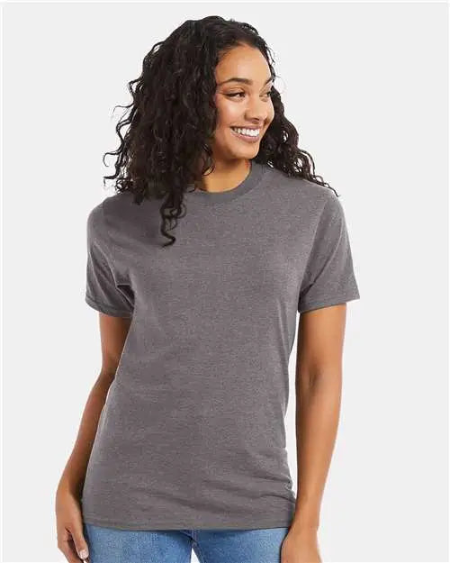 Hanes 5180 Beefy-t® T-shirt - Oxford Grey