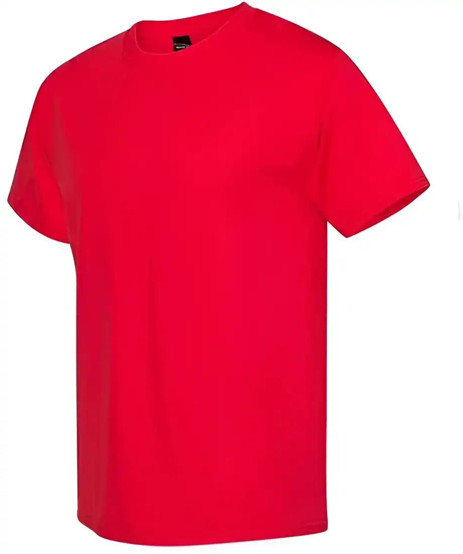 Hanes 5180 Beefy-t Short Sleeve T-shirt - Athletic Red