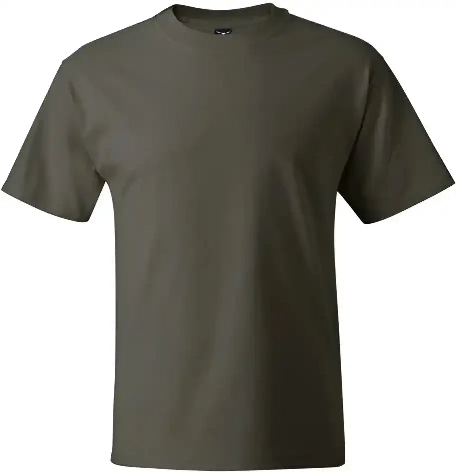 Hanes 5180 Beefy-t Short Sleeve T-shirt - Fatigue Green