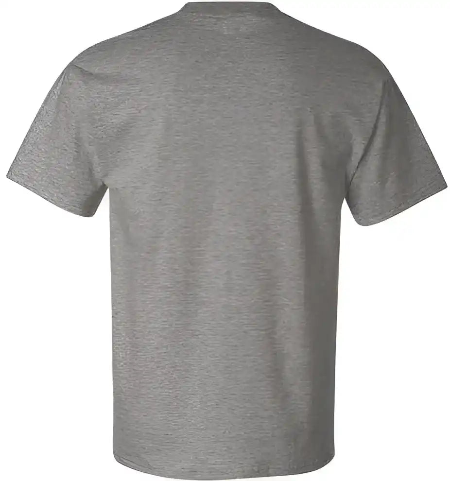 Hanes 5180 Beefy-t Short Sleeve T-shirt - Oxford Grey