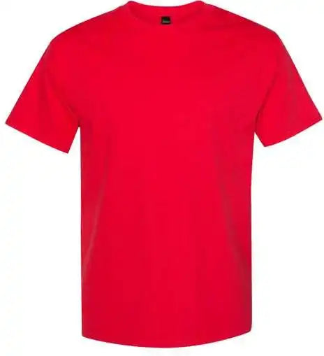 Hanes 5180 Beefy t Short Sleeve Shirt Athletic Red