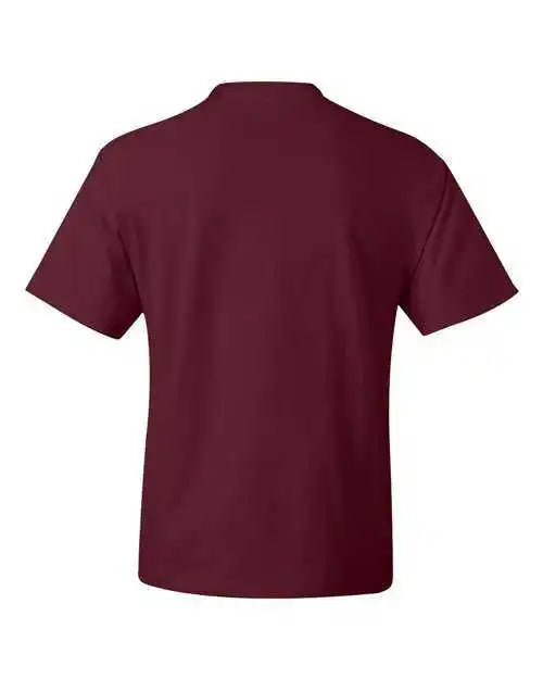 Hanes 5180 Beefy-t Short Sleeve T-shirt - Cardinal