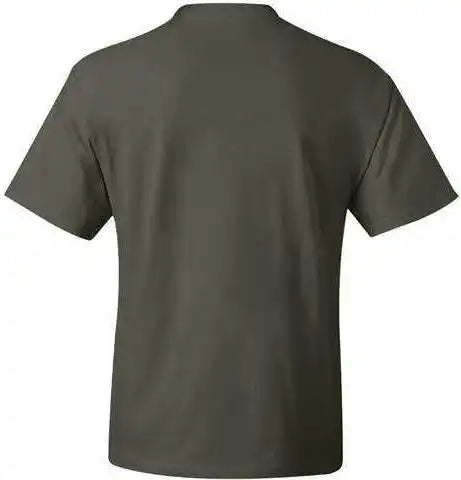 Hanes 5180 Beefy t Short Sleeve Shirt Fatigue Green